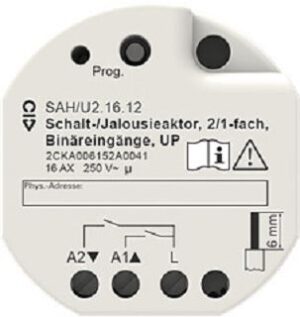 Busch-Jaeger Schalt/Jalousie 2f/1f, SAH/U2.16.12 – Bild 1