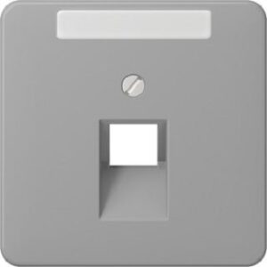 Jung Abdeckung fürIAE/UAE-ADo CD500 u. Std. 1x8pol.Schriftf.grau CD569-1NAUAGR – Bild 1