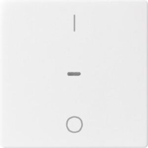 Berker Abdeckung Tastsensor-Modul 1-fach polarweiß 80962229 – Bild 1