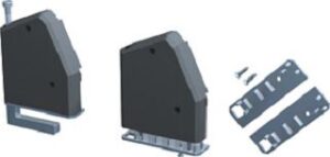 Bachmann Halteplatte DESK Kunststoff schwarz 930.182 – Bild 1