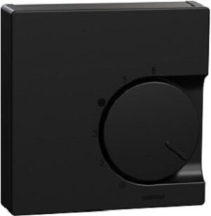 Merten Zentralplatte für Raumtemperatur regler-Einsatz mit Wechselkontakt schwar MEG5762-0403 – Bild 1