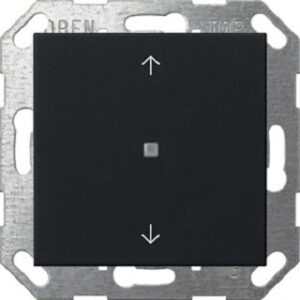 Gira KNX Taster Wippe 1-fach Pfeile System 55 Schwarz 5172005 – Bild 1