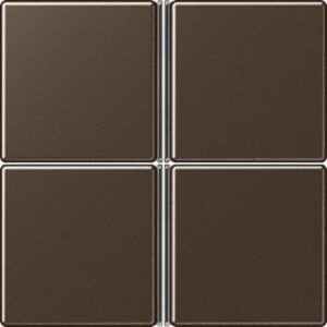 Jung Tastensatz kpl. 4-fach mokka A404TSAMO – Bild 1