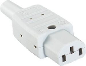 Bachmann Kaltgerätedose grau 65°C 915.970 – Bild 1