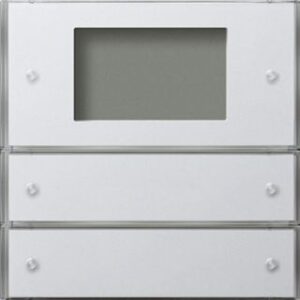 Gira Tastsensor 3 Plus 2-fach Flächenschalter Reinweiss 2042112 – Bild 1