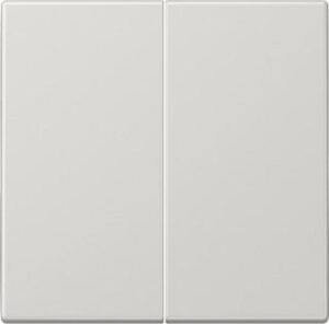 Jung Steuertaste 2fach Standard, Serie LS, lichtgrau LS1702LG – Bild 1