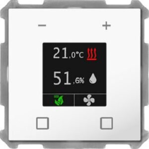 MDT Raumtemperaturregler Temperatur-/Feuchtesensor studiows glänzend SCN-RTR63S.01 – Bild 1