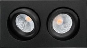 SG Leuchten JUNISTAR LUX SQUARE 2X schwarz 2x7W  LED 2700K 902596 – Bild 1