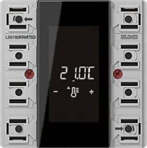 Jung KNX Kompakt-Raumcontroller-Modul 2fach, F50 Raumkontroller, Serie LS LS5192KRMTSD – Bild 1