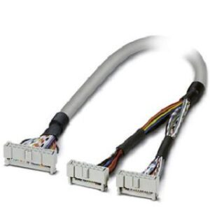 Phoenix Contact Rundkabel 3m FLK20/2FLK14/EZ-DR/ mit 14-pol. und 20-pol. Federleiste FLK20/2FLK14/EZ-DR/300/KONFEK – Bild 1