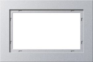 Gira Abdeckrahmen 1,5-fach E2 Aluminium 100125 – Bild 1