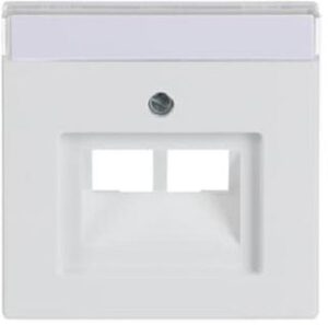 Busch-Jaeger Zentralscheibe UAE 2-fach davos/studioweiss 1803-02-84 – Bild 1