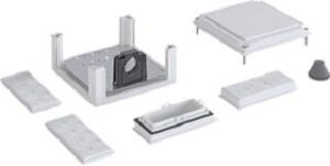 Hager Kabelanschlusskasten, universZ,  324x307x149mm, SKII, für Stromwandler BG U84LM – Bild 1