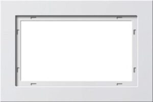 Gira Abdeckrahmen 1,5-fach E2 Reinweiss matt 100122 – Bild 1