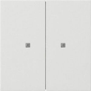 Gira KNX Taster Wippe 2-fach Flächenschalter reinweiß 5173112 – Bild 1