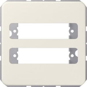 Jung Abdeckung für Trapezsteckverb. ST550 weiss 2 Steckverbinder D-Sub. 594-2 – Bild 1