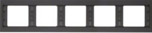 Berker Rahmen K.1 5-fach waager. anthrazit 13937006 – Bild 1