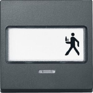 Merten Wippe mit Schriftfeld SysM Schriftfd. Kontr.fenster anth. 434614 – Bild 1