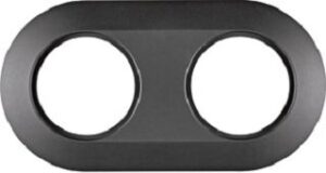 Berker Rahmen 2-fach Serie 1930 schwarz MAN0100317 – Bild 1