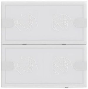 Gira KNX Tastensor 4 Komfort 2-fach TS4 weiß 5002003 – Bild 1