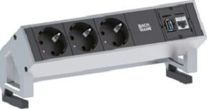Bachmann DESK2 3xSchuko 1xCAT.6 1xUSB 902.501 – Bild 1