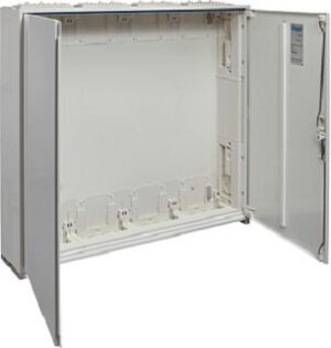 Hager Wandschrank 1050x950x205mm univers IP54 reinweiß FP64SW2 – Bild 1