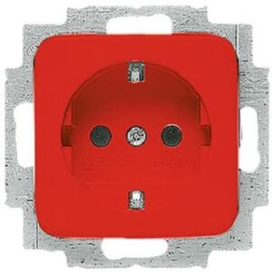 Busch-Jaeger SCHUKO Steckdosen-Einsatz Reflex SI rot 20EUC-217-101 – Bild 1