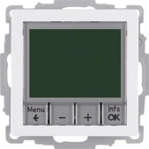 Berker Temperaturregler polarweiß samt mit Schließer 20446089 – Bild 1