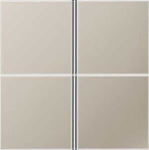 Jung Tastensatz komplett 4-fach edelstahl ES2404TSA – Bild 1