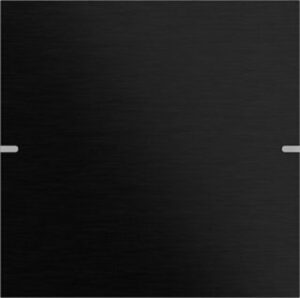 Gira Wippenset 1-fach Tastensor 4 TS4 Aluminium Schwarz 5021126 – Bild 1