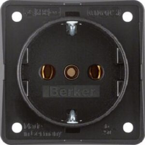 Berker Steckdose schwarz MOBIL R 9418505 – Bild 1
