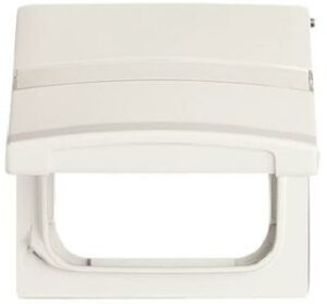 Busch-Jaeger Zwischenring mit Beschriftung IP44 Allwetter weiss 2118GKN-32 – Bild 1