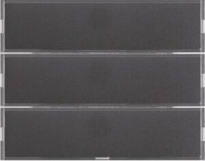 Berker Tastsensor 3-fach anth/mt 80163776 – Bild 1