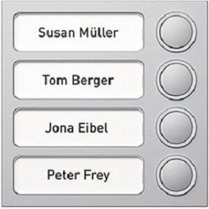 Ritto Tastenmodul 4 Tasten silber 1875420 – Bild 1