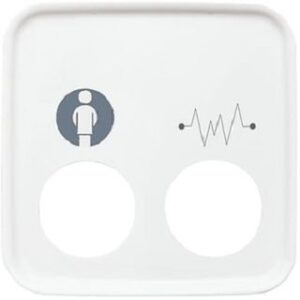 Busch-Jaeger C-Scheibe R-SI CO99 Ruf alpinweiss 2548-020E-214 – Bild 1