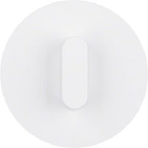 Berker Abdeckplatte mit Knebel R.Classic polarweiß gl 1001208900 – Bild 1
