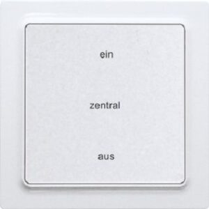 Eltako Funktaster 55x55mm reinweiss glänzend m batterie- und F2ZT55E-WG – Bild 1