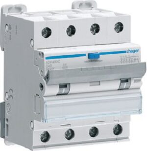 Hager Fehlerstrom-Leitungsschutzschalter 4P 10kA C-40A 30mA Hi Typ ADR490C – Bild 1