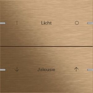 Gira Wippenset 2fach individuell für Tastsensor4 TS4 Bronze 503238 – Bild 1