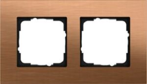 Gira Abdeckrahmen 2-fach Gira Esprit Bronze 021238 – Bild 1