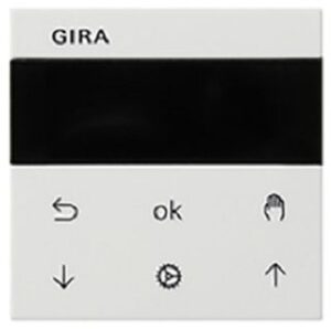 Gira S3000 Jalousie- + Schaltuhr Display System 55 Reinweiss seidenmatt 536627 – Bild 1