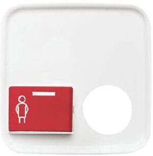 Busch-Jaeger Zentralscheibe, alpinweiß, Datenkommunikation, Licht-Ton-Rufsysteme 2548-022B-214-101 – Bild 1