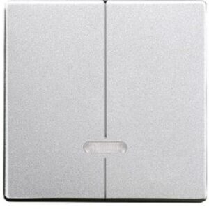 Busch-Jaeger Bedienelement Seriendimmer future linear alusilber Glimmlampe 6545-83 – Bild 1