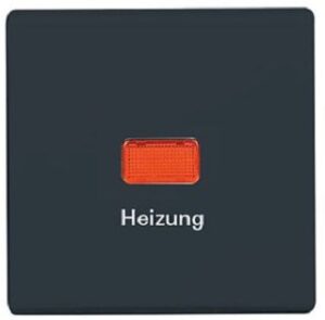 Busch-Jaeger Wippe Glimmlampe Heiz. IP44 Allwetter anthrazit 2102H-35 – Bild 1