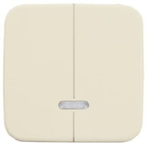 Busch-Jaeger Bedienelement Seriendimmer Duro 2000 SI weiss mit Glimmlampe 6545-212 – Bild 1