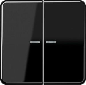 Jung Serienwippe mit Lichtleiter  für KNX Taster, Serie CD, schwarz CD102KO5SW – Bild 1