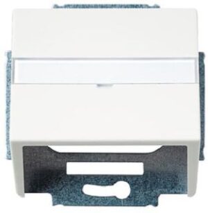 Busch-Jaeger Zentralscheibe 1-fach future linear studioweiss-matt 1758-884 – Bild 1