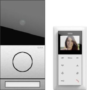 Gira EFH-Paket Video System 106 Edelstahl 2416000 – Bild 1