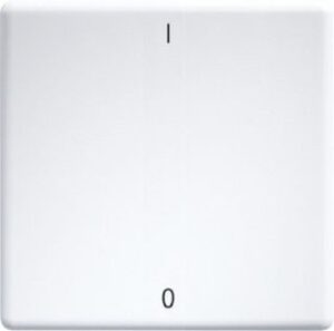 Eltako Wippe lasergraviert für Funktaster 55x55mm rws mit Gravur I/O W-FT55-RW+IO – Bild 1