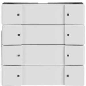 Busch-Jaeger Bedienelement 4/8-fach programmierbar mit Beschriftungsfeld 6127/02-84 – Bild 1